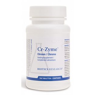 Biotics Cr-Zyme Chroom Tabletten 100TB Biotics Cr-Zyme Chroom Tabletten 100TB