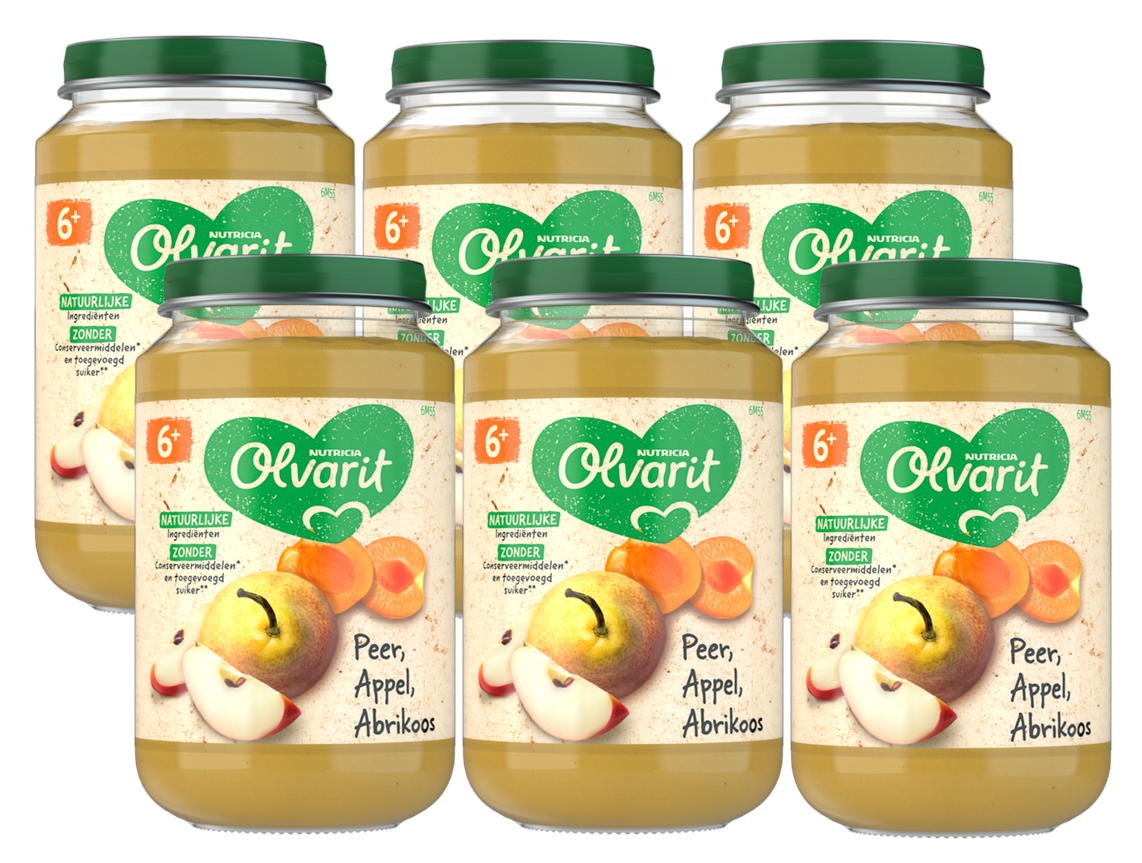 Olvarit 6m+ Peer Appel Abrikoos afbeelding 1