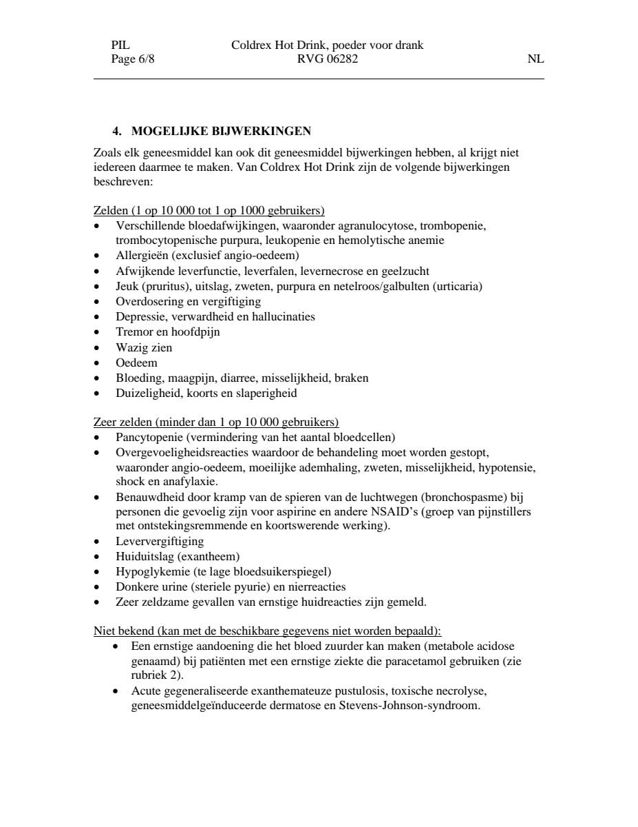 Hot Drink - Bij griep en verkoudheid afbeelding van document #6, leaflet