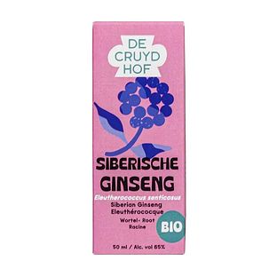 Cruydhof Siberisch Ginseng Eleutherococcus Senticosus  Bio Druppels 50ML