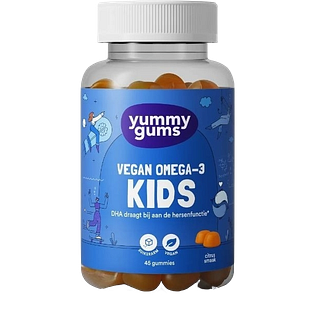 Yummygums Vegan Omega-3 Kids Gummies 45ST Yummygums Vegan Omega-3 Kids Gummies 45ST