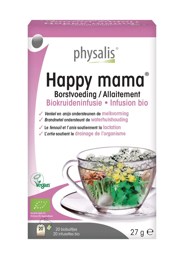 Physalis Happy Mama Biokruideninfusie Zakjes 20ZK