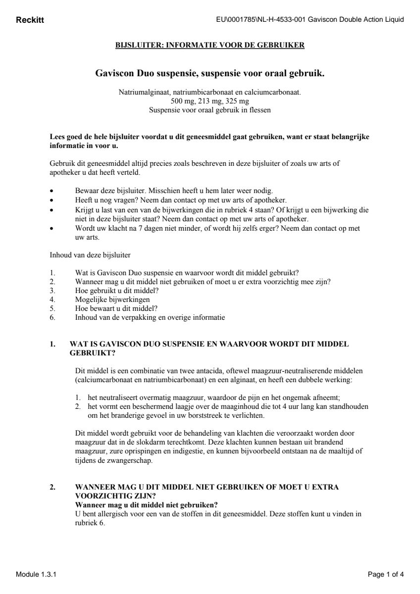 Duo Suspensie afbeelding van document #1, leaflet