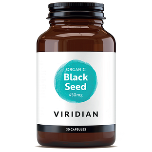 Viridian Organic Black Seed 450mg Capsules 30VCP
