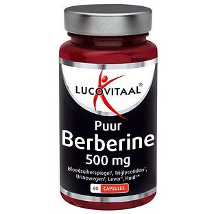 Lucovitaal Berberine Puur 500 mg Capsules 60CP