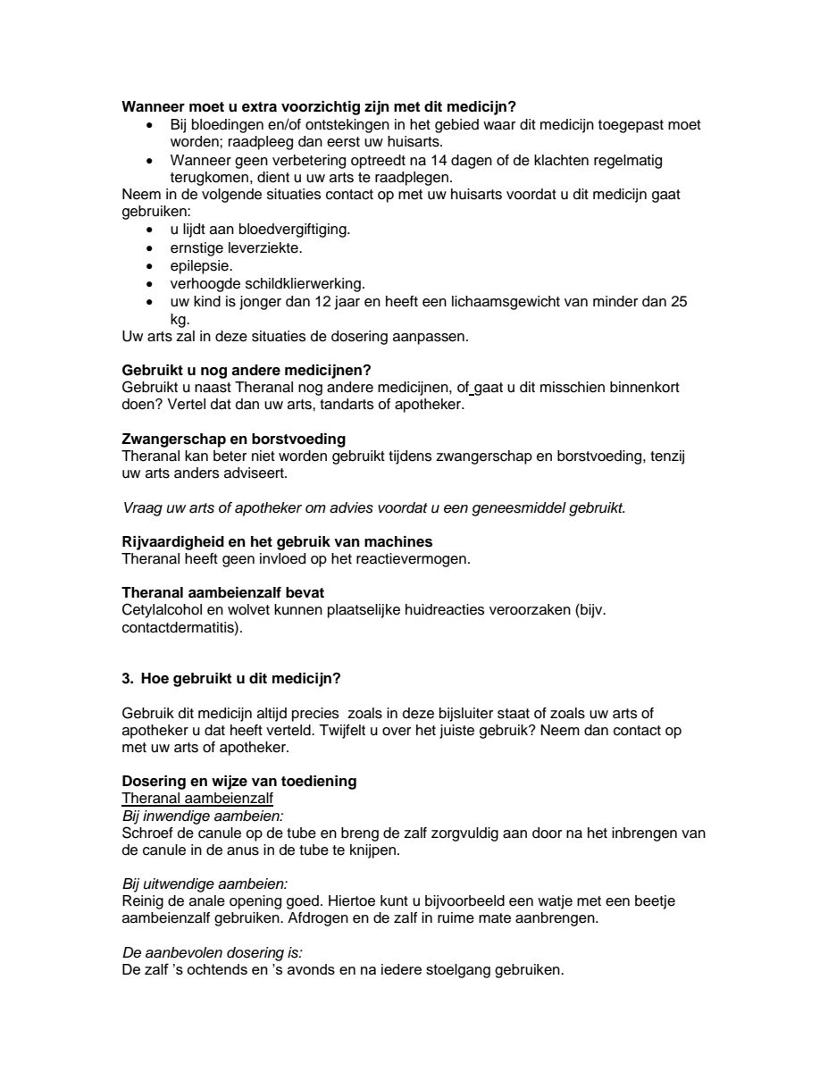 Aambeienzalf afbeelding van document #2, leaflet