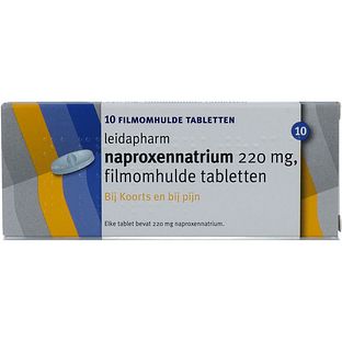 Leidapharm Naproxennatrium 220mg Tabletten 10TB Leidapharm Naproxennatrium 220mg Tabletten 10TB