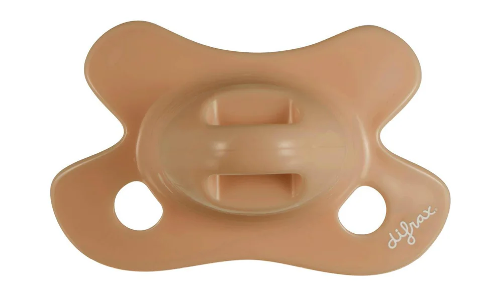 Difrax Fopspeen Natural Newborn Uni Caramel afbeelding