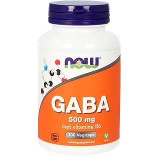 NOW GABA 500mg Capsules 100CP