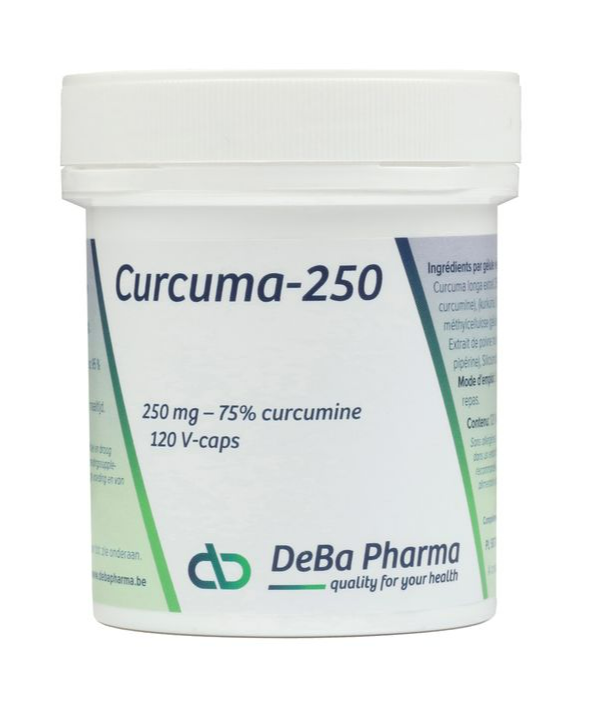 DeBa Pharma Curcuma 250mg Capsules 120VCP