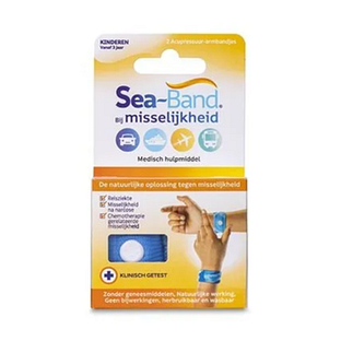 Sea Band Polsbandjes Bij Misselijkheid Kinderen Blauw 2ST