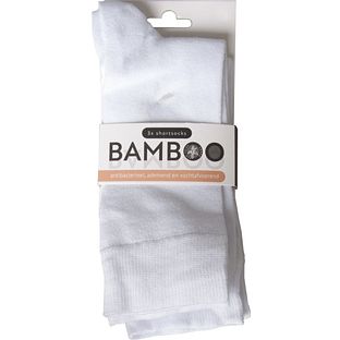 Naproz Bamboo Airco Sokken Wit 3-Pack 43-47 3PR