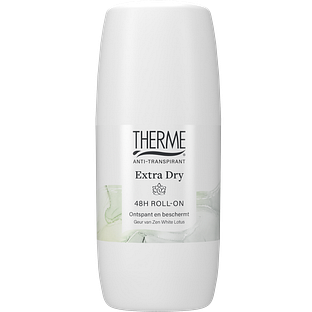 Therme Anti-Transpirant Extra Dry Zen White Lotus Roll-On Deoroller 60ML Therme Anti-Transpirant Extra Dry Zen White Lotus Roll-On Deoroller 60ML