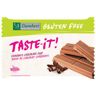 Damhert Taste-it Krokante Chocoladereep 64,5GR