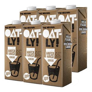 Oatly Haverdrank Kakao Voordeelverpakking 6x1LT
