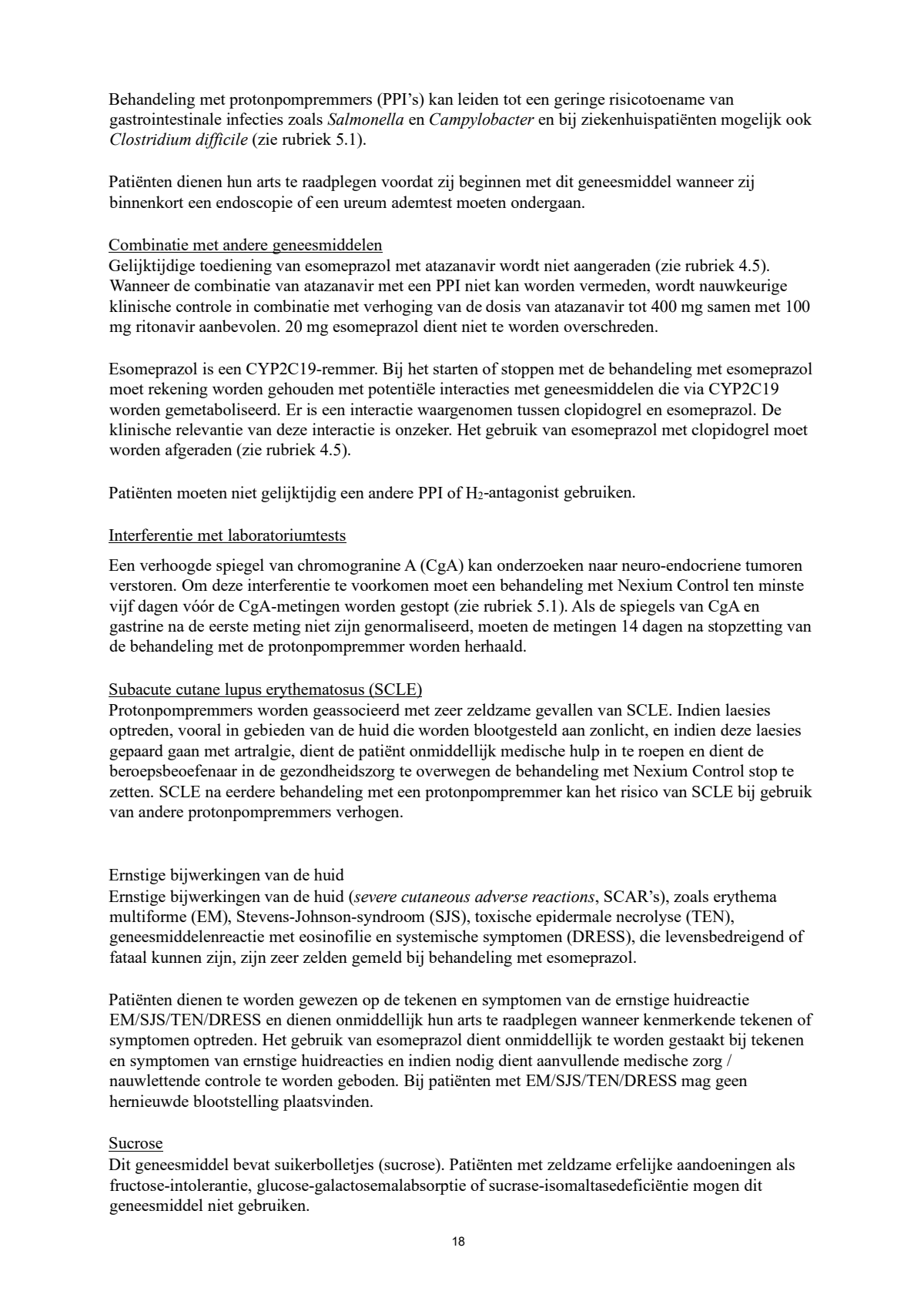 Control Tabletten - voor brandend maagzuur afbeelding van document #18, leaflet