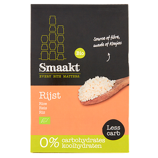 Smaakt Rijst 0% Koolhydraten Bio 270GR