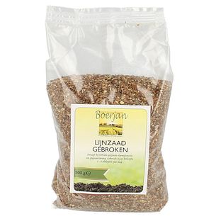 Boerjan Lijnzaad Gebroken 500GR