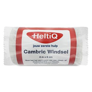 HeltiQ Cambric Windsel 4mx6cm 1ST HeltiQ Cambric Windsel 4mx6cm 1ST