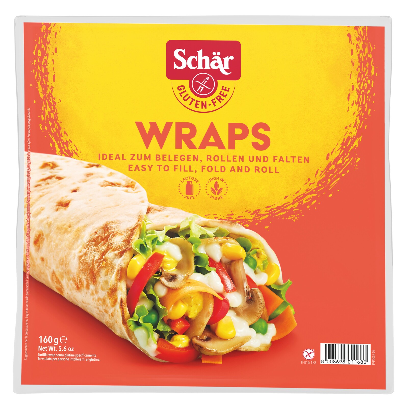 Schar Tortilla Wraps Glutenvrij afbeelding