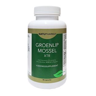 Natupharma Groenlipmossel XTR Capsules 90CP Natupharma Groenlipmossel XTR Capsules 90CP