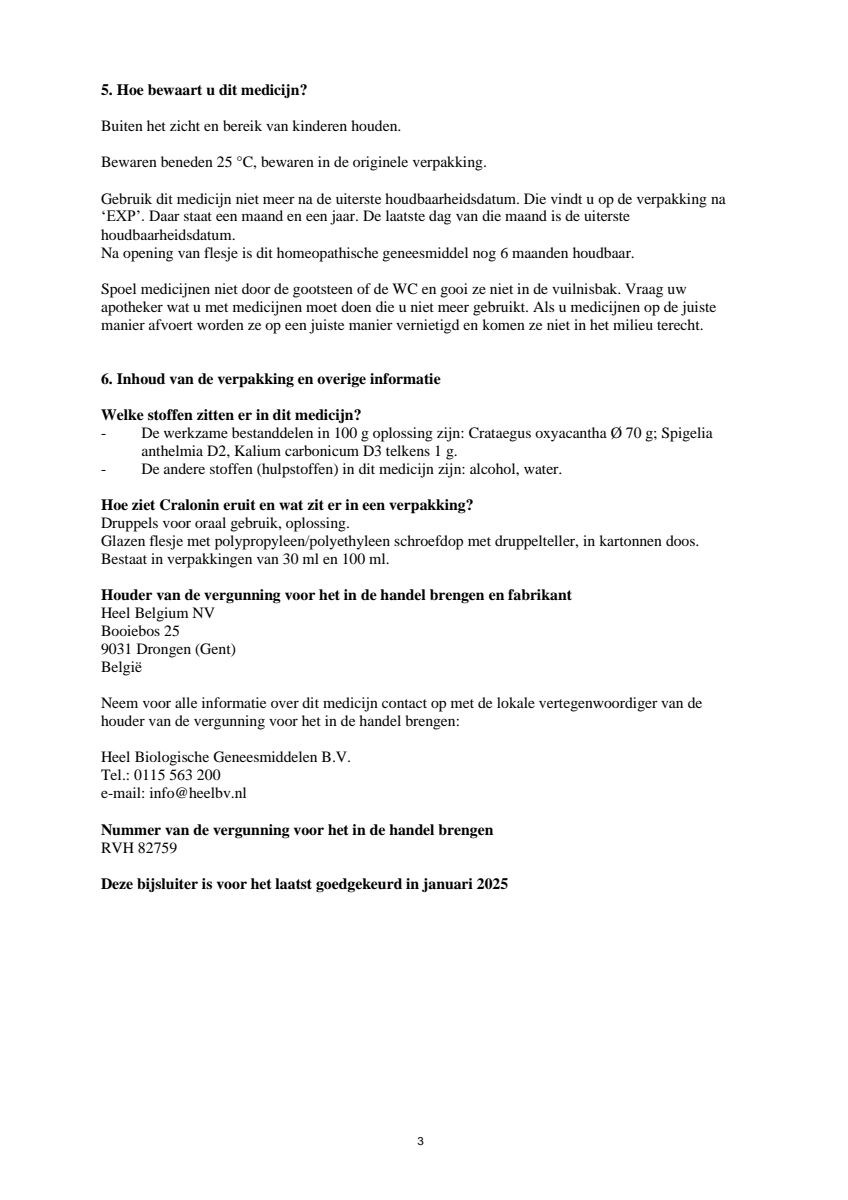Cralonin afbeelding van document #3, leaflet