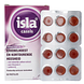isla Cassis Keelpastilles - bij kriebelhoest en kortdurende heesheid 60ST Verpakking met pastille strip ernaast