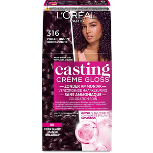 L'Oréal Paris Casting Crème Gloss Haarkleuring Violet Bruin 316 1ST