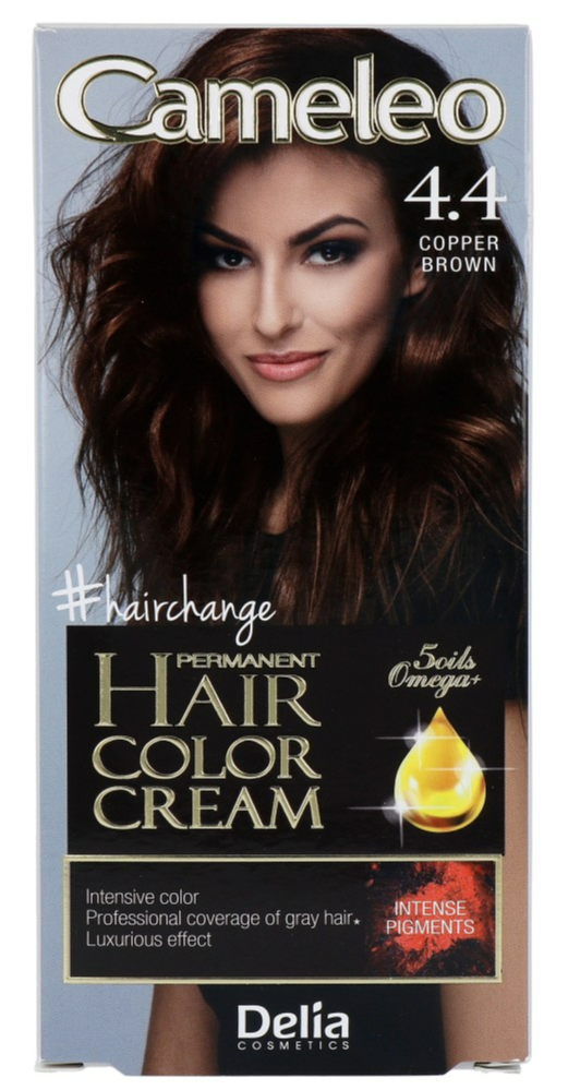 Cameleo Hair Color Cream 4.4 Copper Brown afbeelding