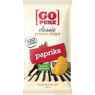 GoPure Chips Classic Paprika 125GR