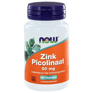 NOW Zink Picolinaat 50mg Capsules 60ST