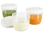 Difrax Moedermelk en Babyvoeding Bewaarbakjes 6ST