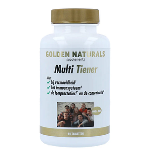 Golden Naturals Multi Tiener Tabletten 60TB