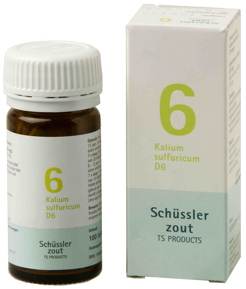 Pfluger Celzout 06 Kalium Sulfuricum D6 Tabletten afbeelding