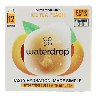 Waterdrop Ice Tea Peach Microdrink Vitamin Hydration Cubes 12ST Waterdrop Ice Tea Peach Microdrink Vitamin Hydration Cubes 12ST