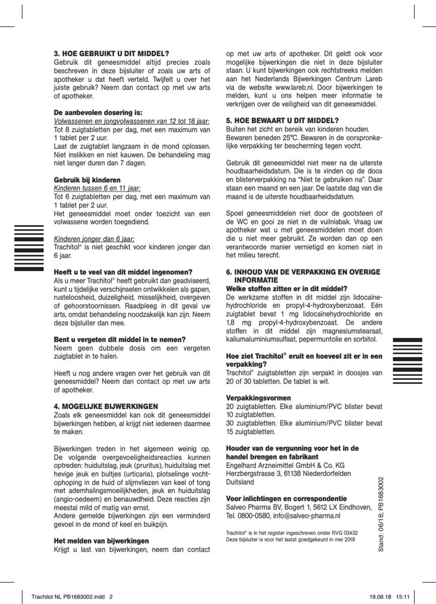 Zuigtabletten - bij beginnende keelpijn afbeelding van document #2, leaflet