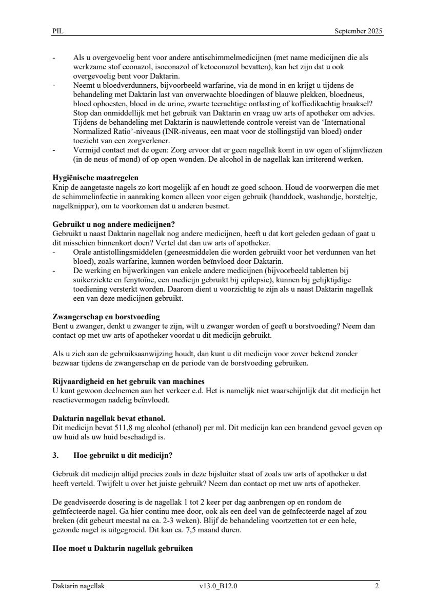Nagellak 20mg Miconazol afbeelding van document #2, leaflet