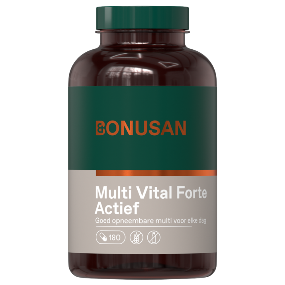 Bonusan Multi Vital Forte Actief Capsules 180CP