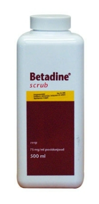 Betadine Scrub 500ml afbeelding