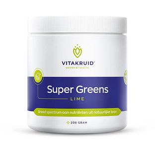 Vitakruid Super Greens Lime Poeder 208GR