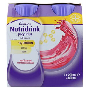 Nutridrink Jucy Plus Verfrissende Framboos 800ML