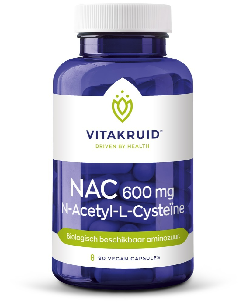 Vitakruid NAC 600 mg N-Acetyl-L-Cyste?ne Capsules