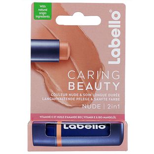 Labello Caring Beauty Nude - 2in1 5,5ML Labello Caring Beauty Nude - 2in1 5,5ML