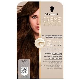 Schwarzkopf Creme Supreme Crèmekleuring 5-60 Chocoladebruin 1ST