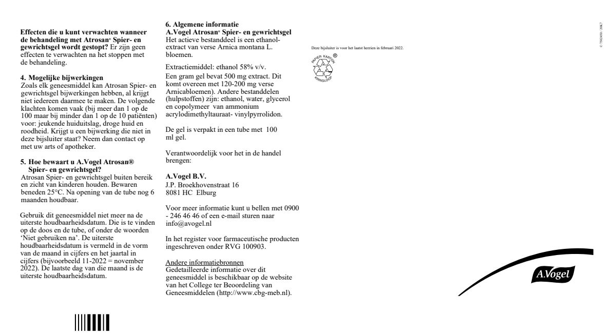 Atrosan Spier- en Gewrichtsgel afbeelding van document #2, leaflet