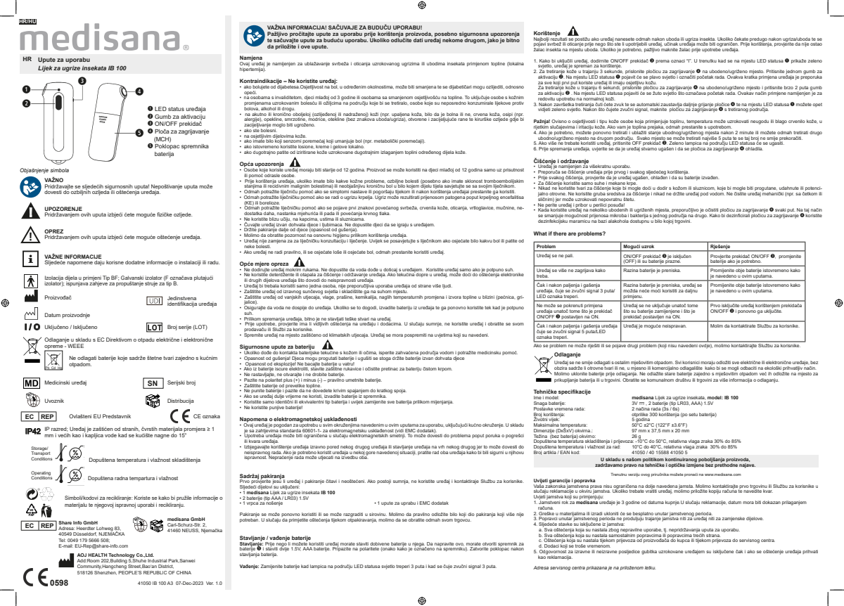 IB100 Insectenbeet Verzachter afbeelding van document #17, instructions