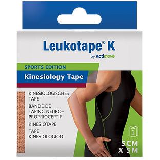 Actimove Kinesiology Tape Beige 5cm x 5m 1ST