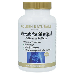 Golden Naturals Microbiotica 50 Miljard Capsules 90VCP