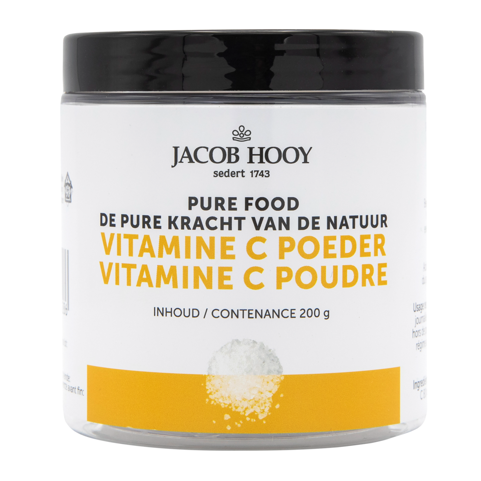 Jacob Hooy Pure Food Vitamine C Poeder 200GR
