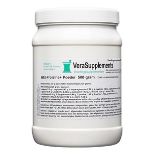 VeraSupplements WEI-Proteïne+ Poeder 500GR VeraSupplements WEI-Proteïne+ Poeder 500GR